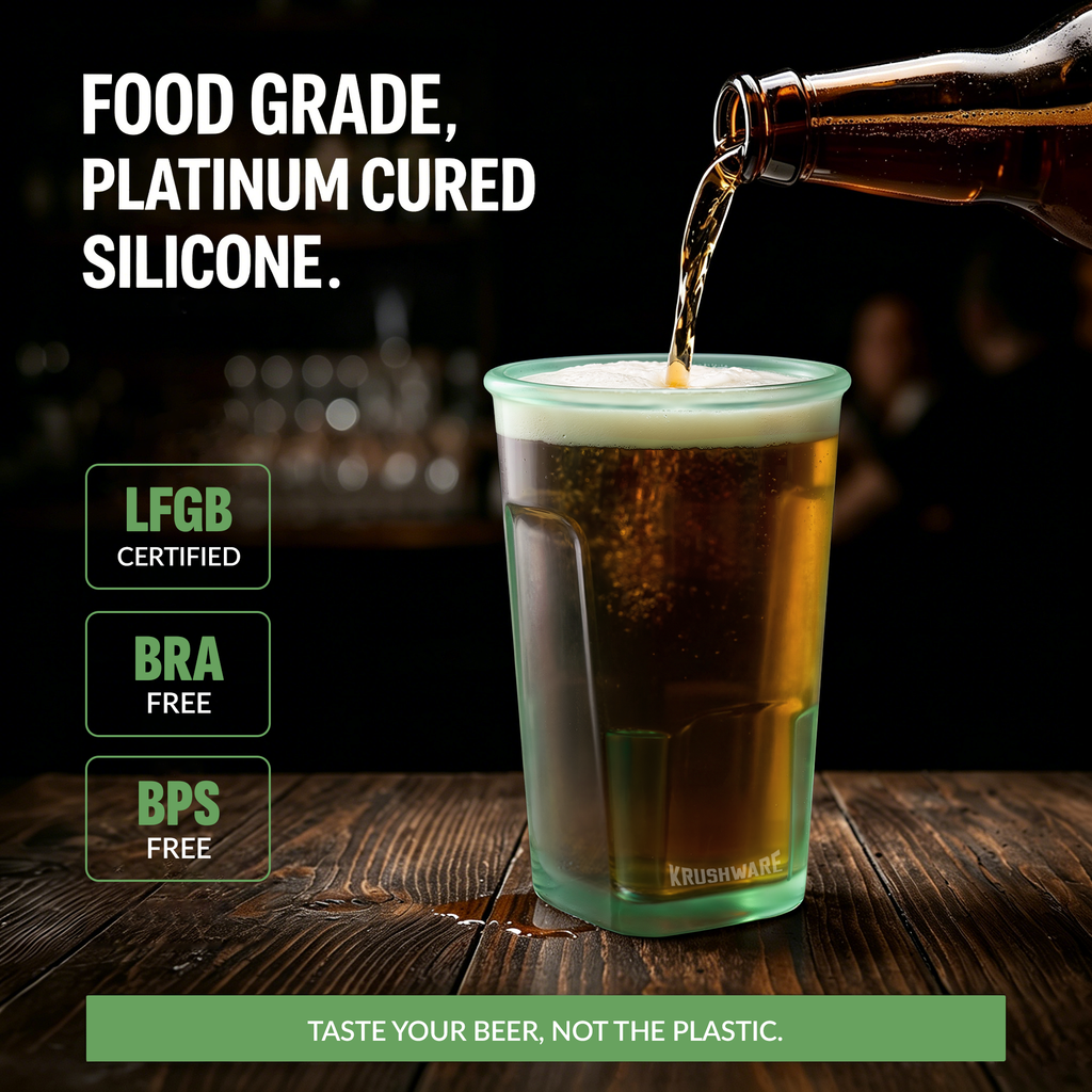 KRUSHWARE 470ml silicone pint cup food grade and platinum cured silicone