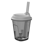 KRUSHWARE 350ml silicone rocks cup with lid and smoke